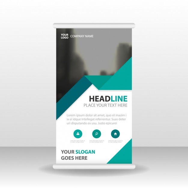 Roller banner design