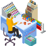 DST file conversion for Embroidery